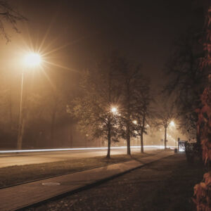 Unii Lubelskiej nocą