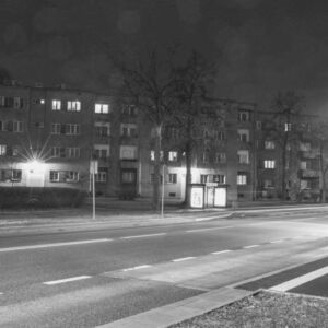 Widok na blok Srebrzyńska 75