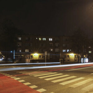 Dobrze oznaczone przejścia piesi/rowerzyści