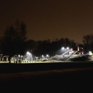 Widok na dawny Lunapark